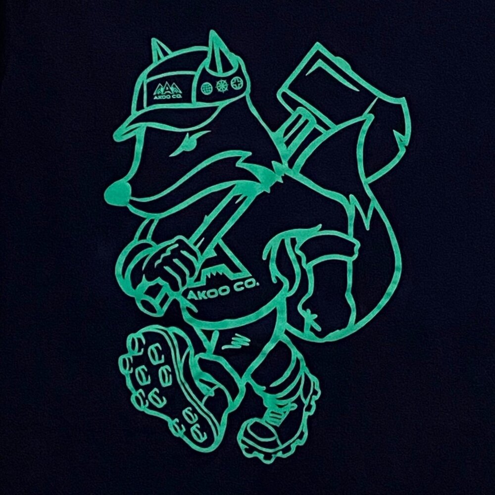 Akoo Lumberjack Fox‎ T-Shirt L Blue